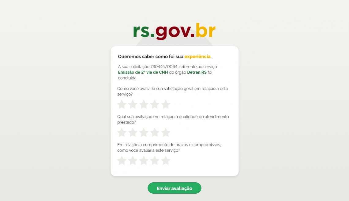 Formulário Feedback Múltiplo